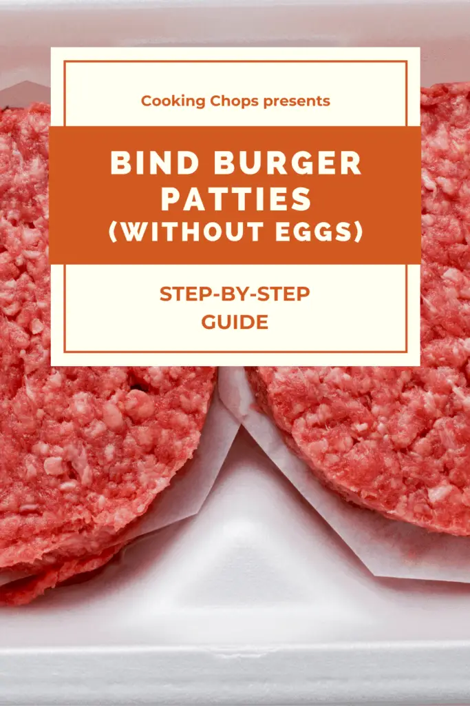 Burger Binding Without Eggs